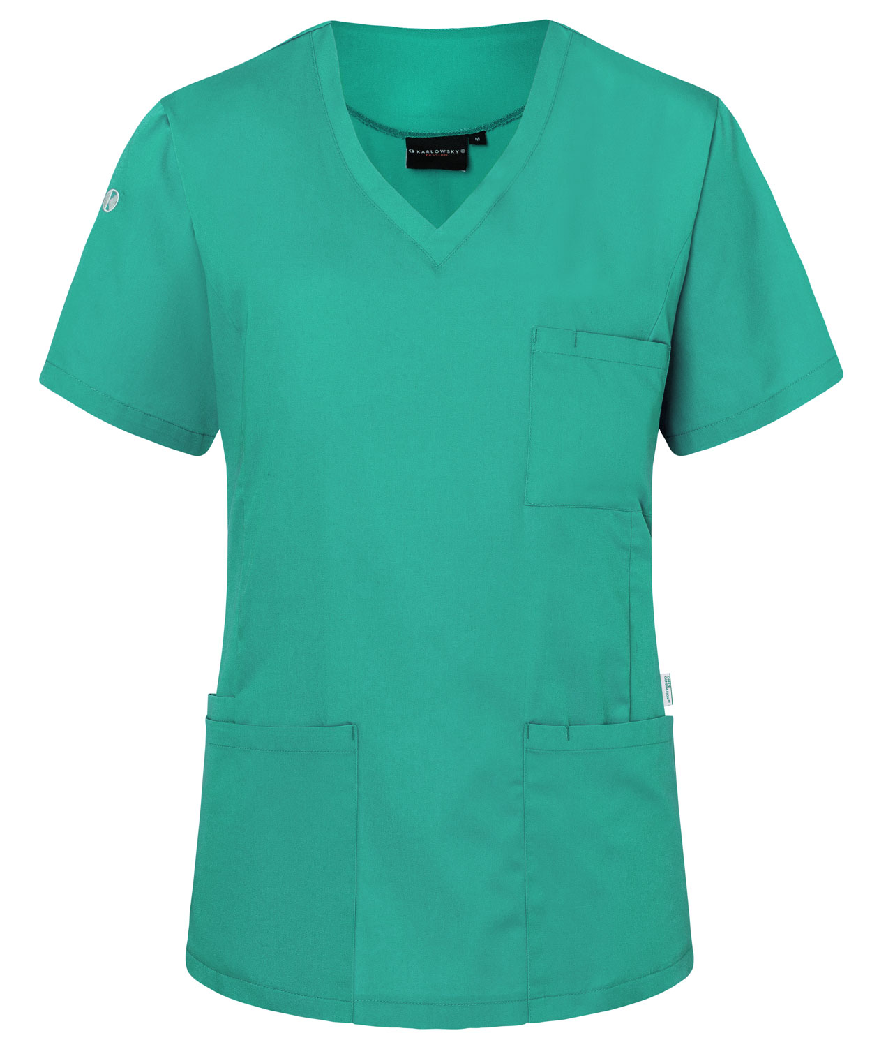 Karlowsky Essential Women's smock, Emerald green