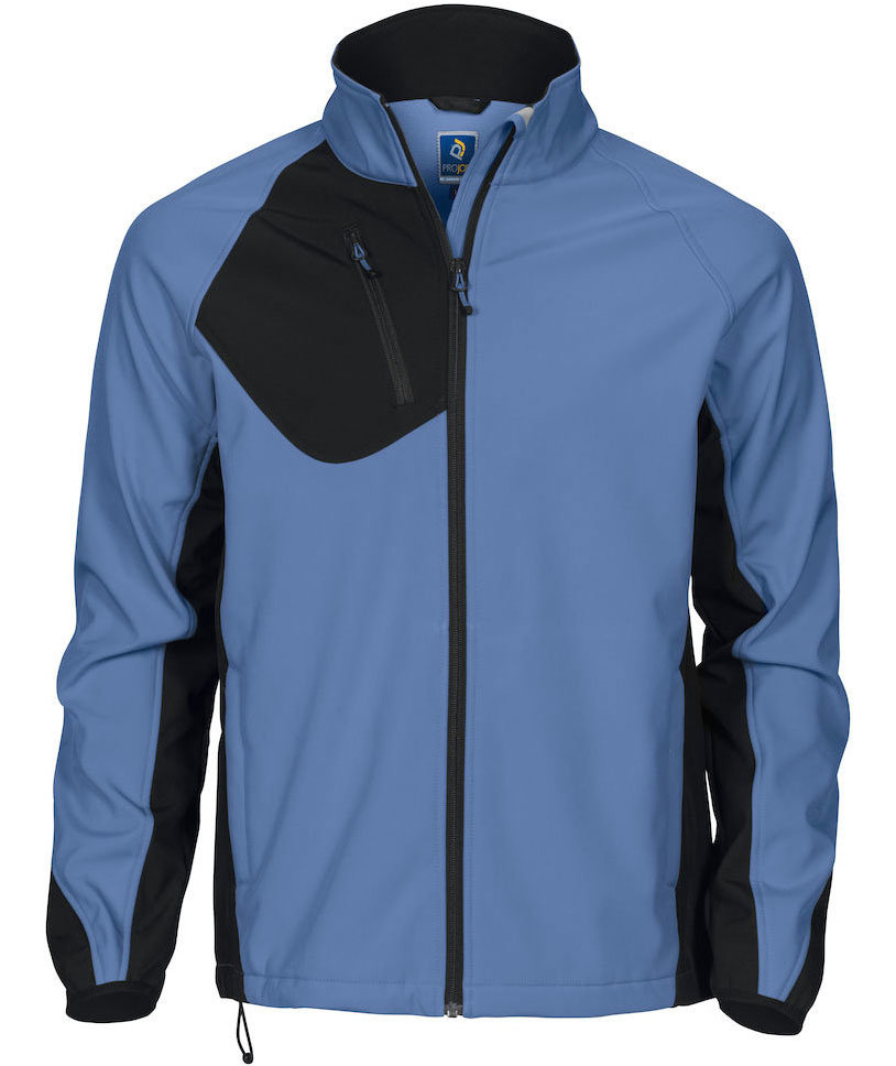 ProJob softshell jacket 2422, Sky Blue, Sky Blue, swatch