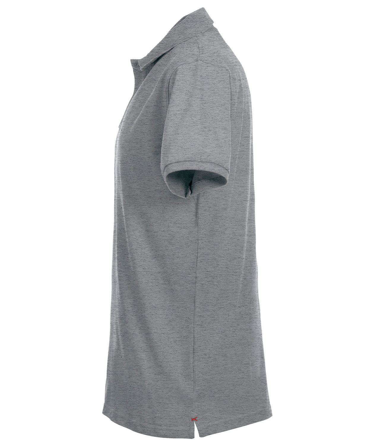 Clique Premium polo shirt, Grey Melange, large image number 1