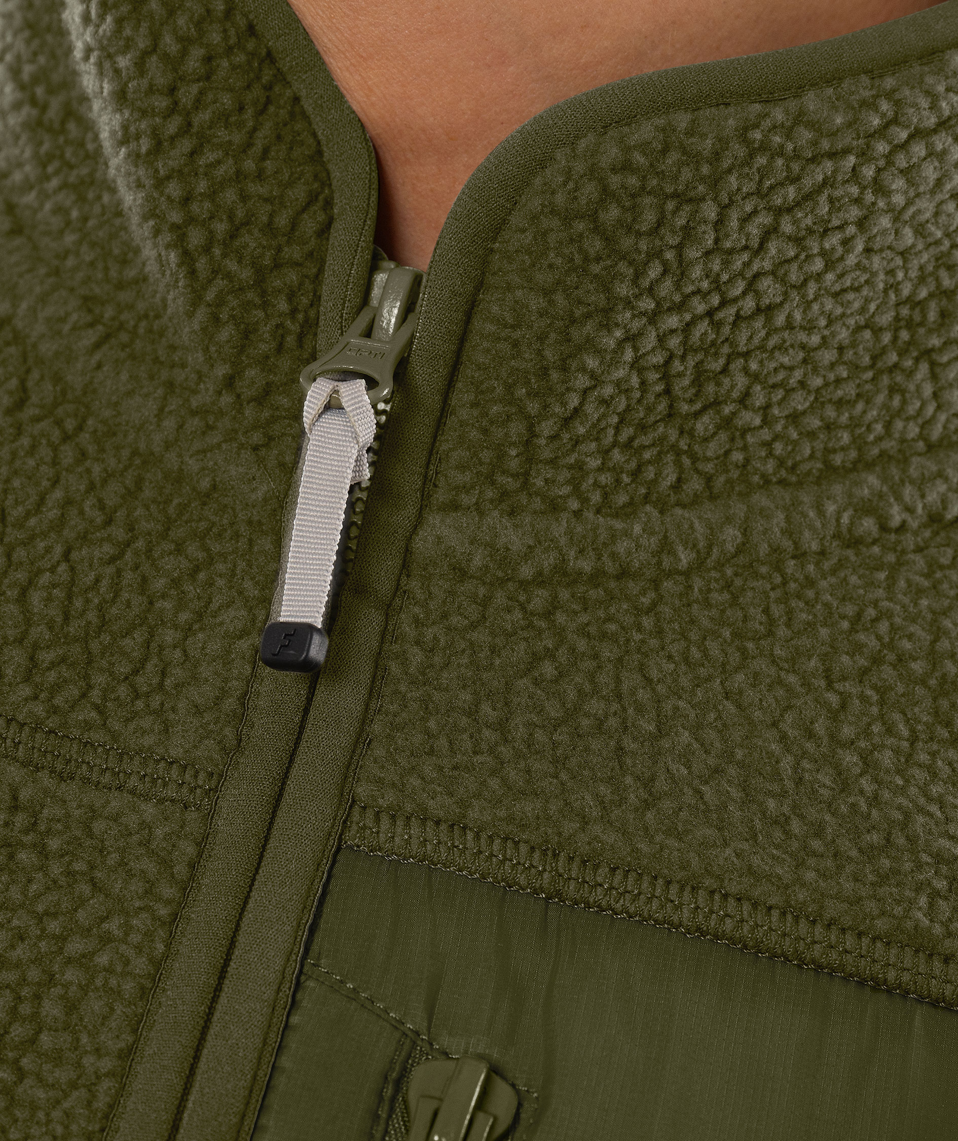 Fristads Argon women's fleece jacket, Light Army Green, large image number 6