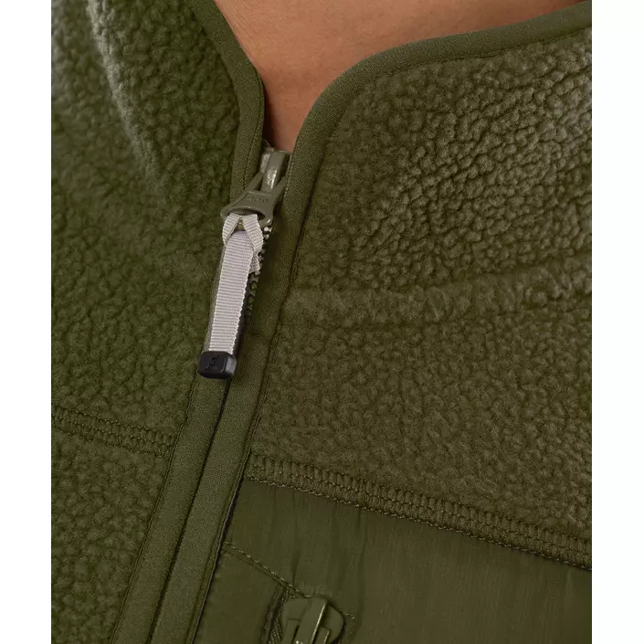 Fristads Argon women's fleece jacket, Light Army Green, large image number 6