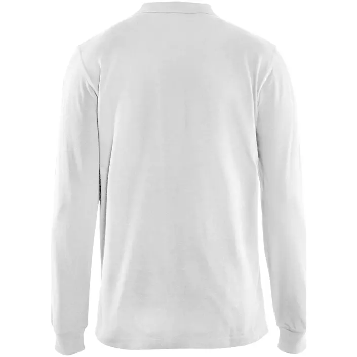 Blåkläder langærmet polo T-shirt, Hvid, large image number 1