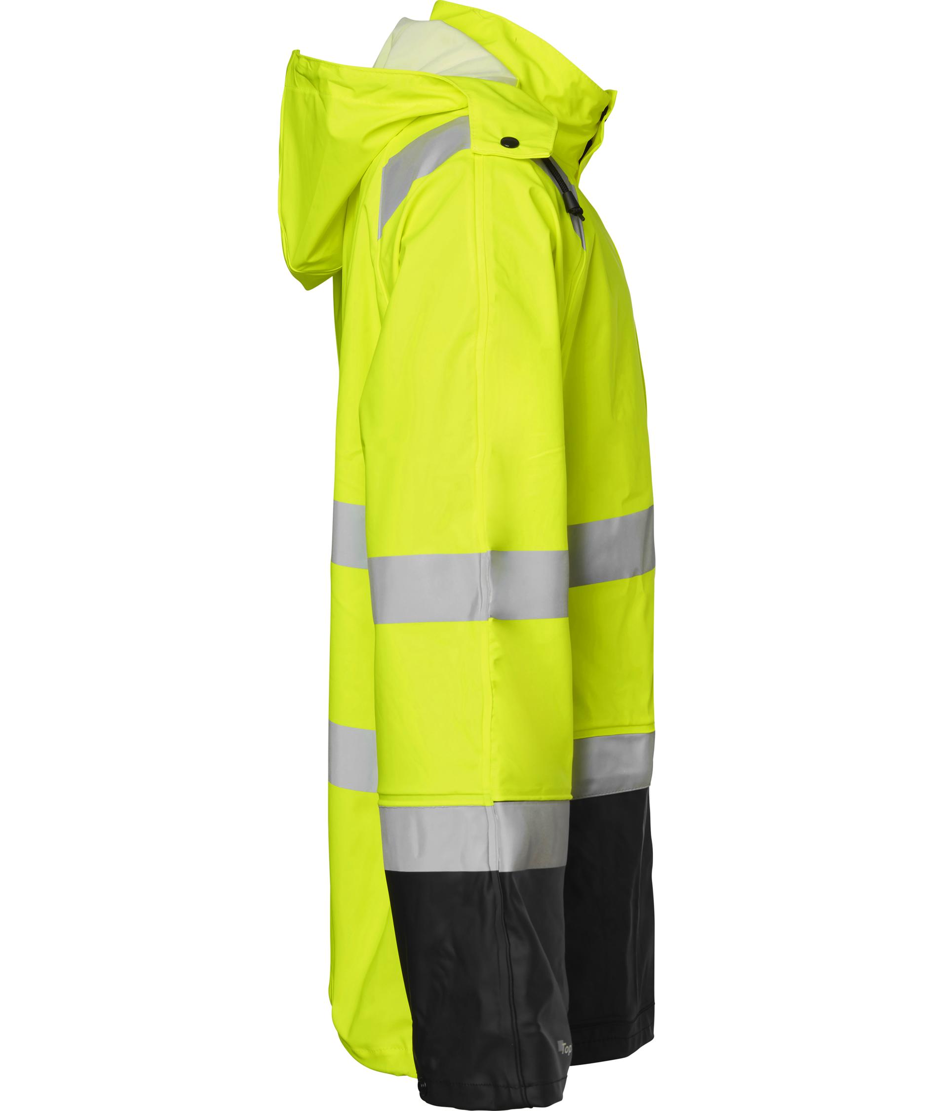 Top Swede rain jacket 180, Hi-vis Yellow/Black, large image number 2