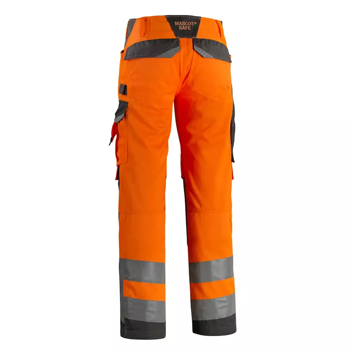 Mascot Safe Supreme Kendal work trousers, Hi-vis Orange/Dark anthracite, large image number 2