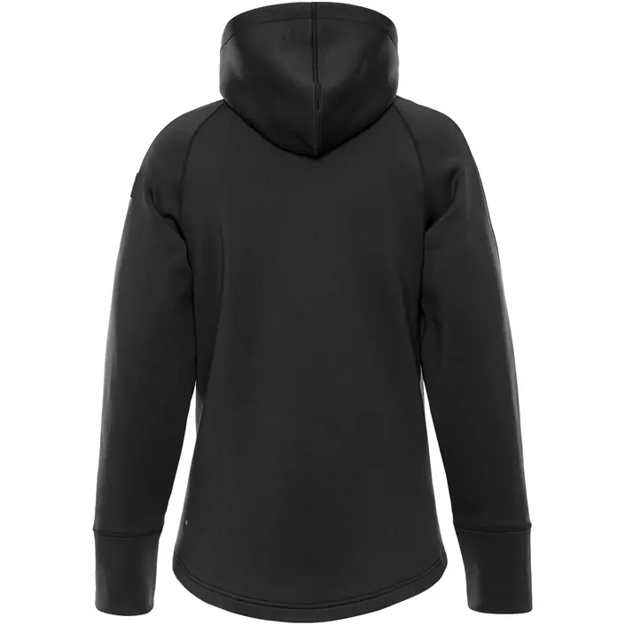 Fristads Cobalt Polartec® hoodie med dragkedja dam, Svart, large image number 2