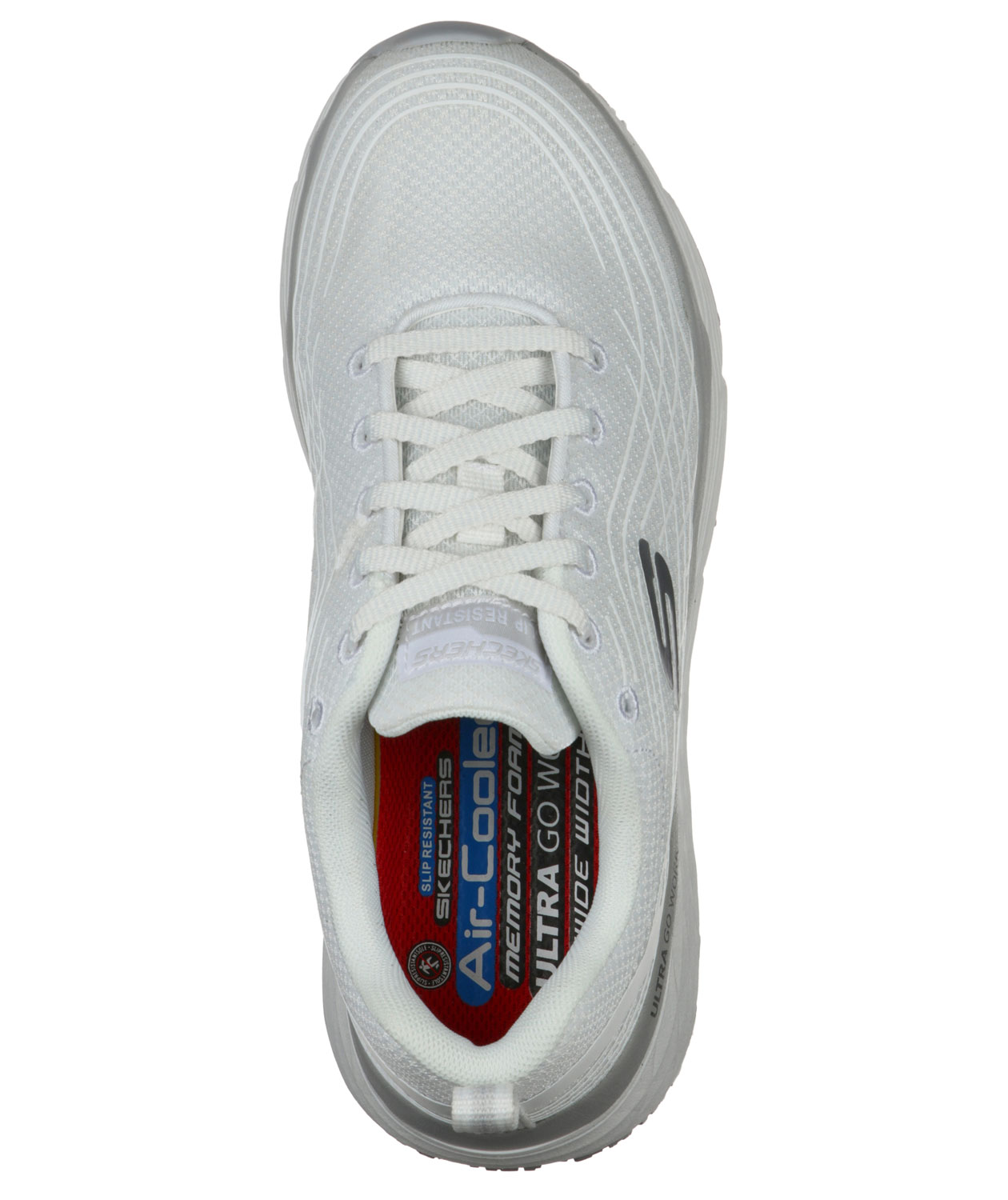 Skechers Max Cushioning SR women s work shoes OB White