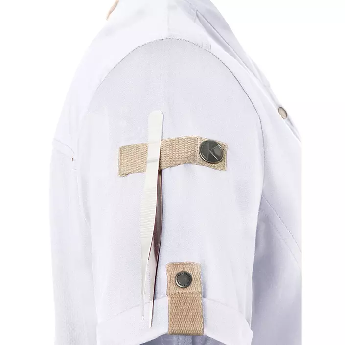 Karlowsky Green-Generation short sleeved chefs jacket, White, large image number 7