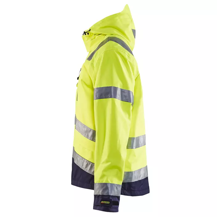 Blåkläder skalljakke, Hi-vis gul/marineblå, large image number 3