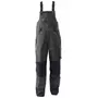 Elka Working Xtreme work bib and brace trousers, Charcoal/Black