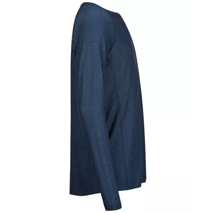 Tee Jays langermet Cooldry T-skjorte, Navy melange, large image number 2