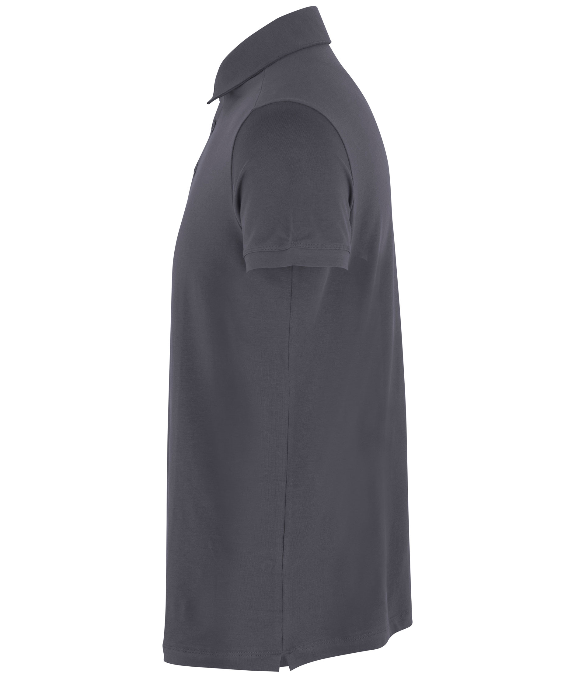 ID business polo with stretch, Silver Grey, large image number 2