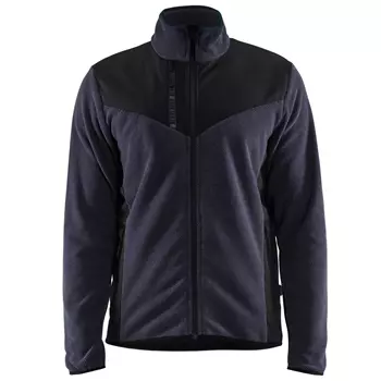 Blåkläder knitted jacket with softshell, Marine Blue/Black