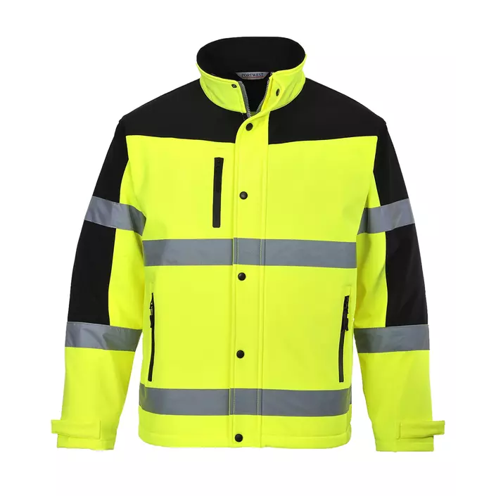 Portwest  softshell jacket, Hi-Vis Yellow, large image number 0