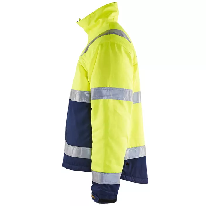Blåkläder vinter arbejdsjakke, Gul/Marine, large image number 3