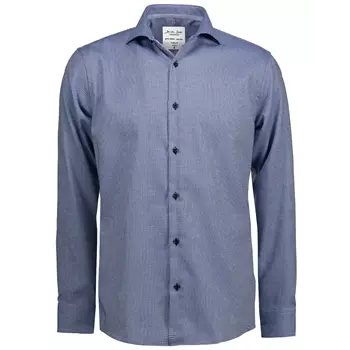 Seven Seas Dobby Alonso modern fit skjorte, Blå