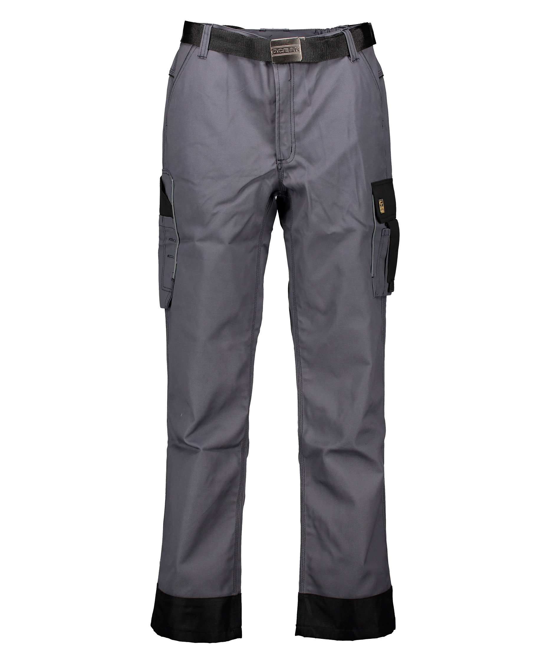 Ocean Thor Arbeits-Bundhose mit G&uuml;rtel, Grau
