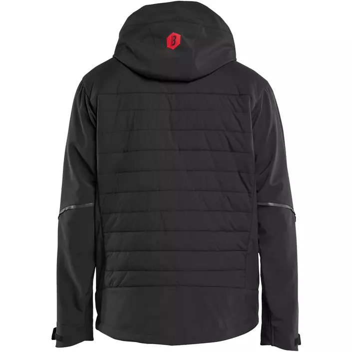 Blåkläder hybridjacka, Svart/Röd, large image number 1