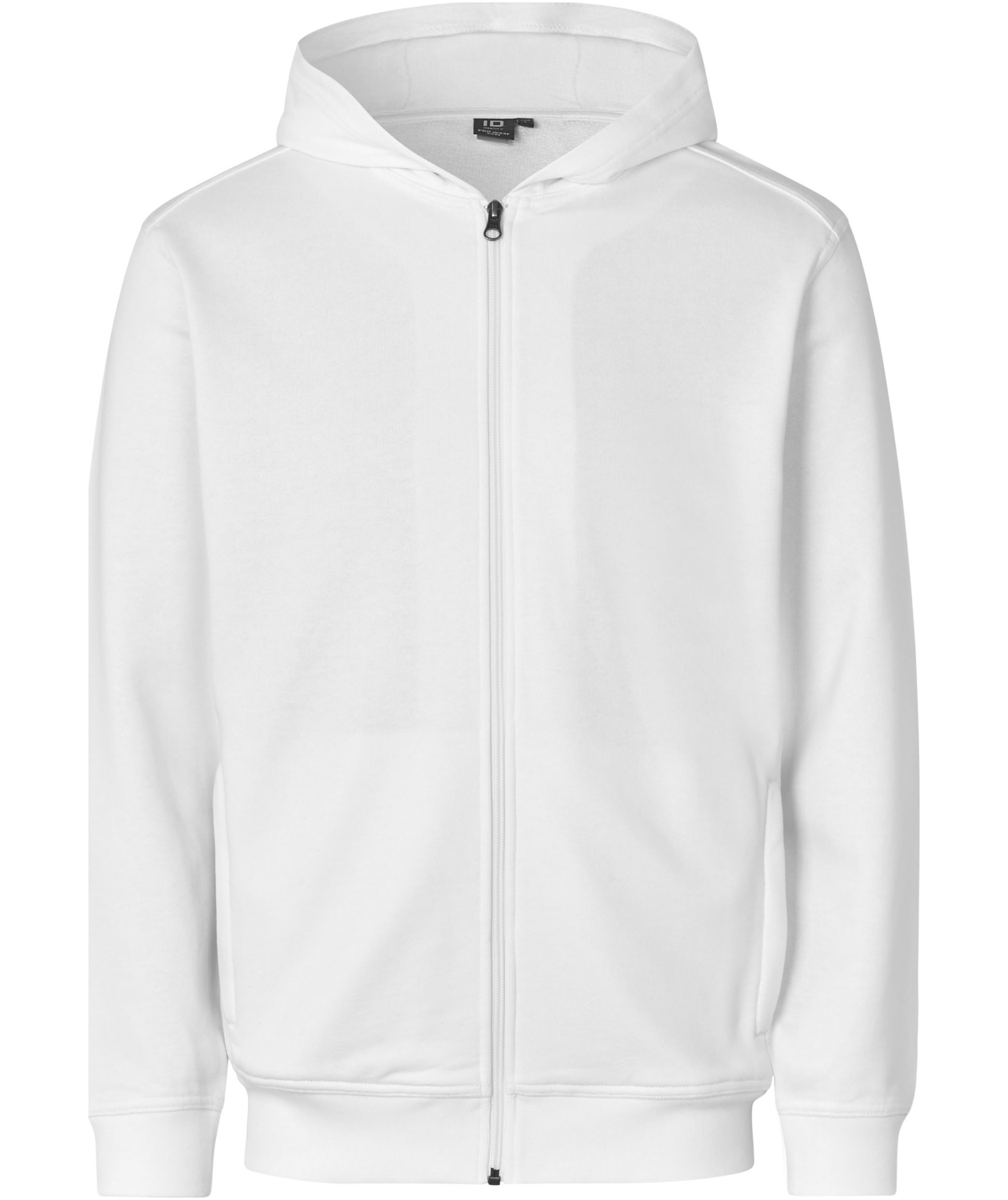 ID Pro Wear Care hoodie with zipper, White, large image number 0