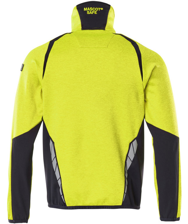 Mascot Accelerate Safe fleece sweater, Hi-vis Yellow/Black