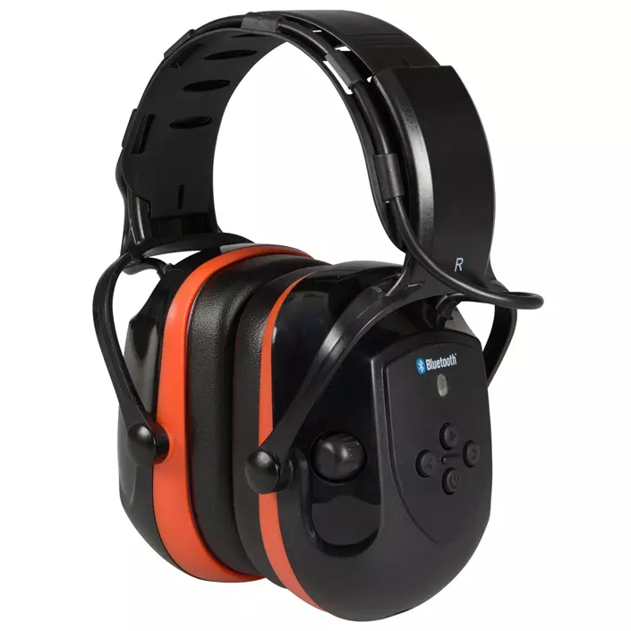 OX-ON BT1 Comfort høreværn med Bluetooth, Sort/Rød, Sort/Rød, large image number 0