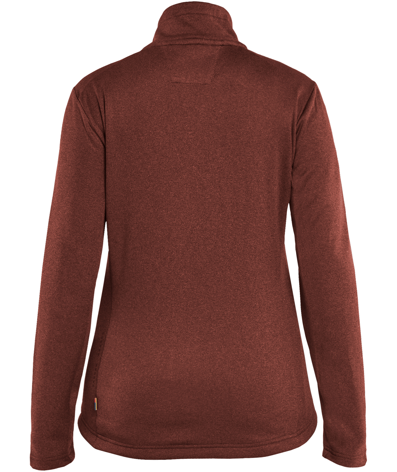 Bl&aring;kl&auml;der Damen Fleece Cardigan, Gebrannt Rot/Schwarz