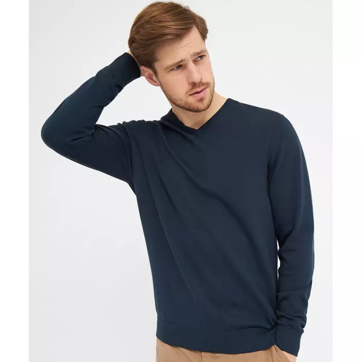 Clipper Napoli knitted pullover, Captain Navy, large image number 4