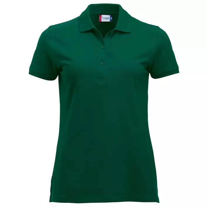 Clique Classic Marion women's polo shirt, Bottle Green, large image number 0
