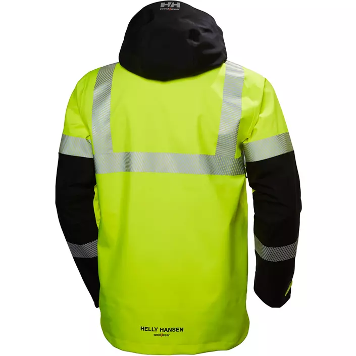 Helly Hansen ICU shell jacket, Hi-vis yellow/charcoal, large image number 4
