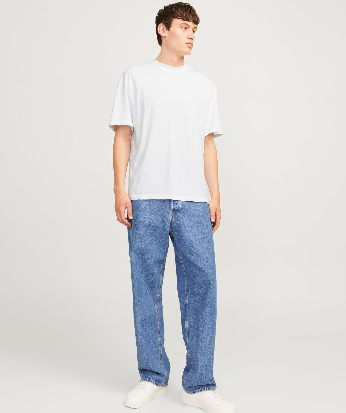 Jack & Jones JJEBRADLEY 2-pack T-shirt, Black/white