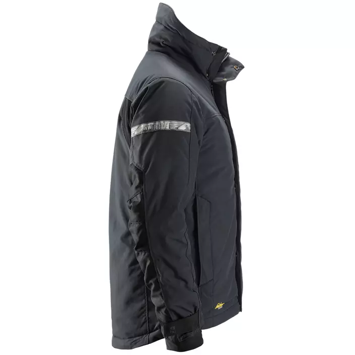 Snickers AllroundWork 37.5® winter work jacket 1100, Steel Grey/Black, large image number 3