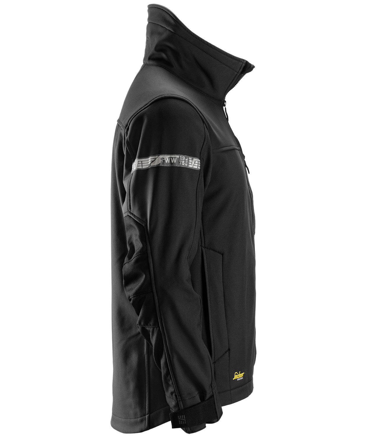 Snickers AllroundWork softshelljakke 1200, Sort, large image number 3