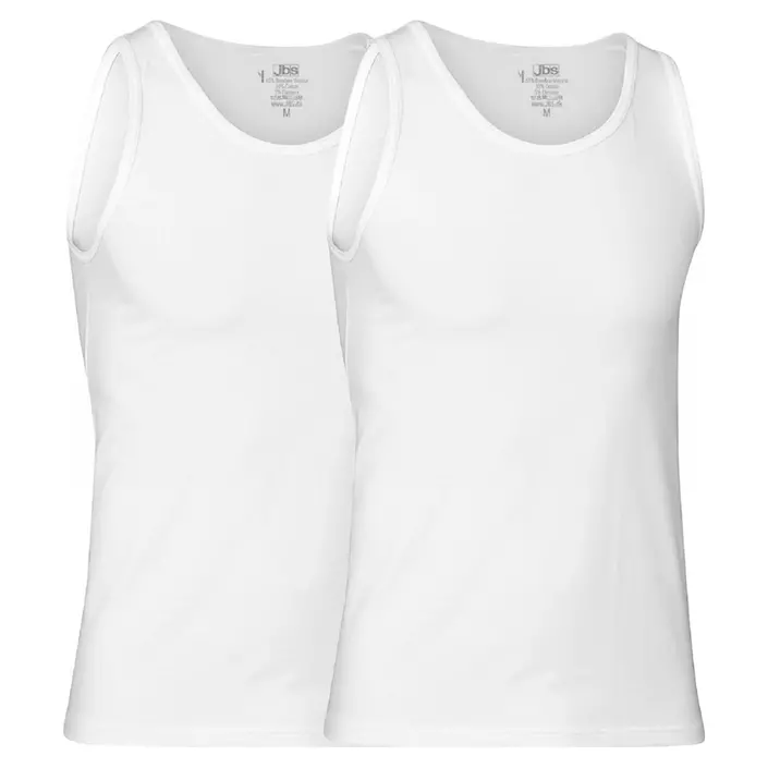JBS 2-pack undertröja med bambu, Vit, large image number 0