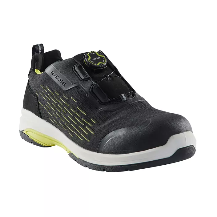 Blåkläder Cradle safety shoes S1P, Black/Hi-Vis Yellow, large image number 0