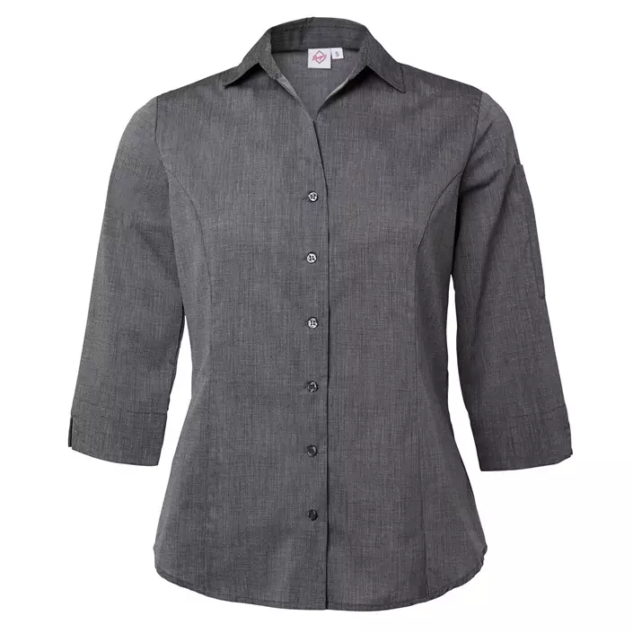 Segers women's shirt with 3/4 sleeves, Graphite, large image number 0