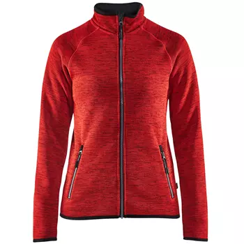 Blåkläder women's knitted jacket, Red/Black