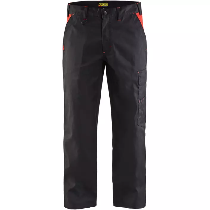 Blåkläder service trousers 1404, Black/Red, large image number 0