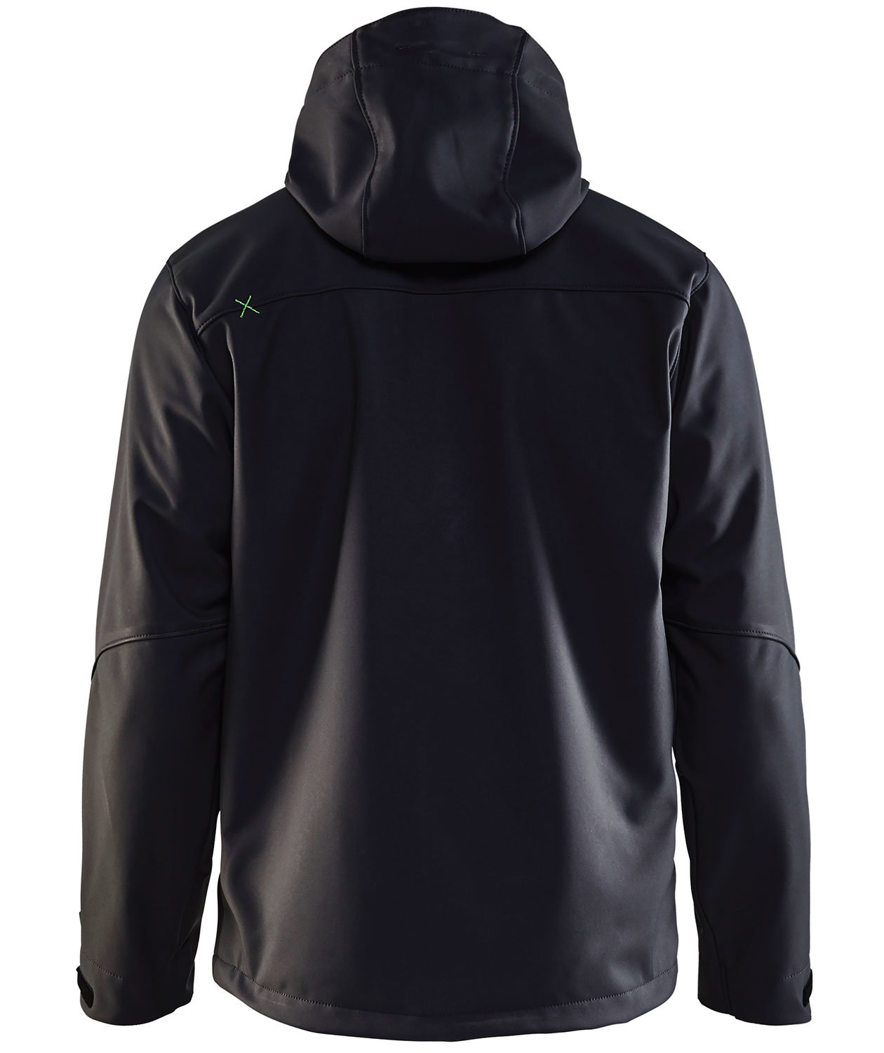 Bl&aring;kl&auml;der softshelljakke, Sort/Gr&oslash;n, large image number 1