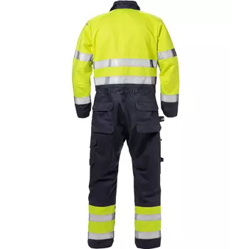 Fristads Flame overall 8084, Varsel yellow/marinblå
