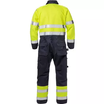 Fristads Flame coverall 8084, Hi-Vis yellow/marine