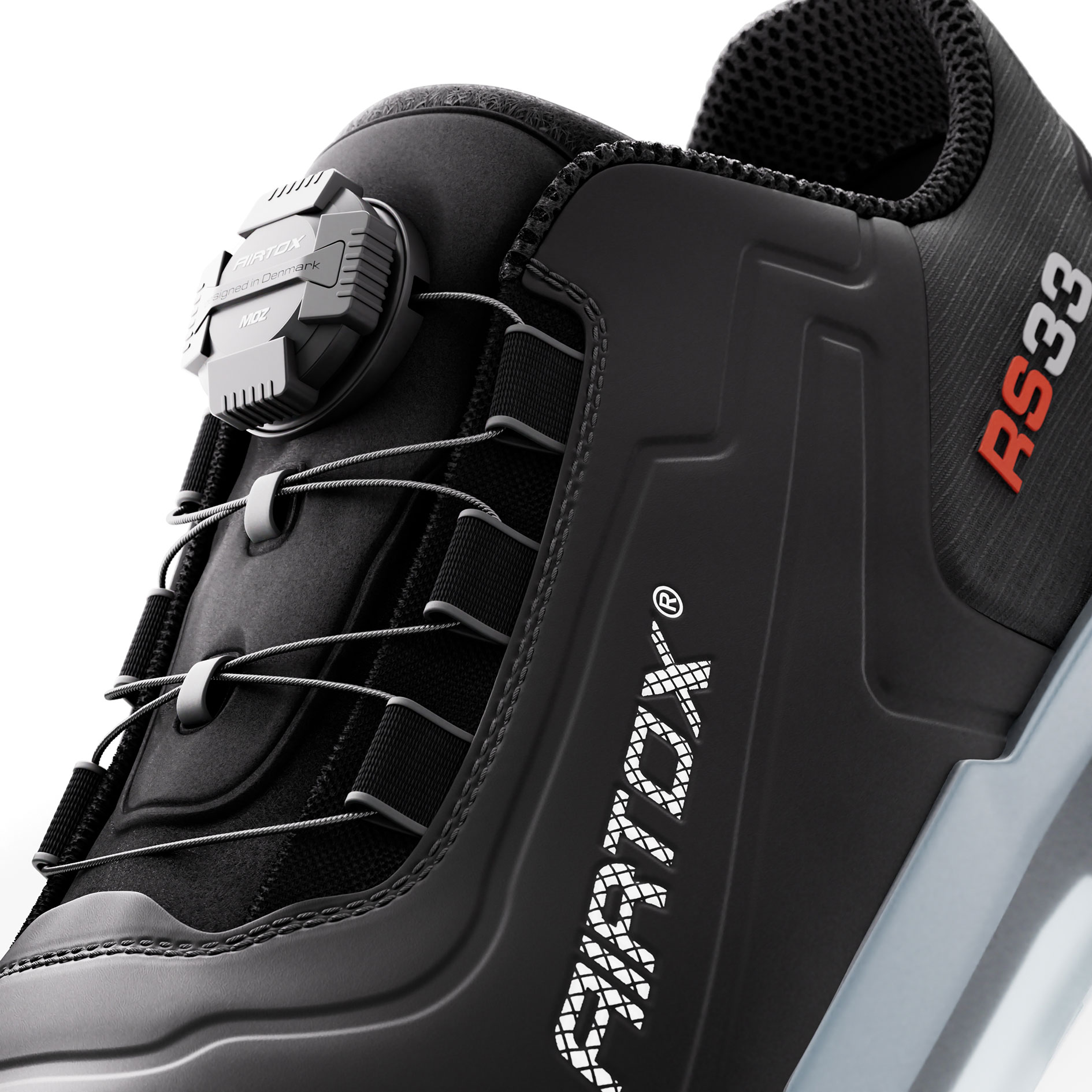 Airtox RS33 safety shoes S7S, Black/White, large image number 3