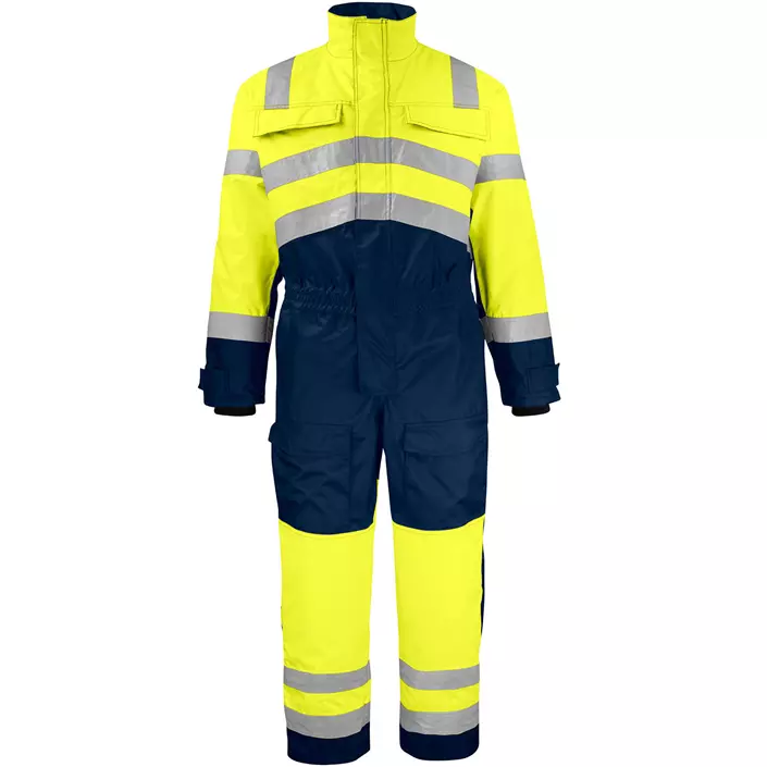 ProJob coverall 6202, Hi-vis Yellow/Marine, large image number 0