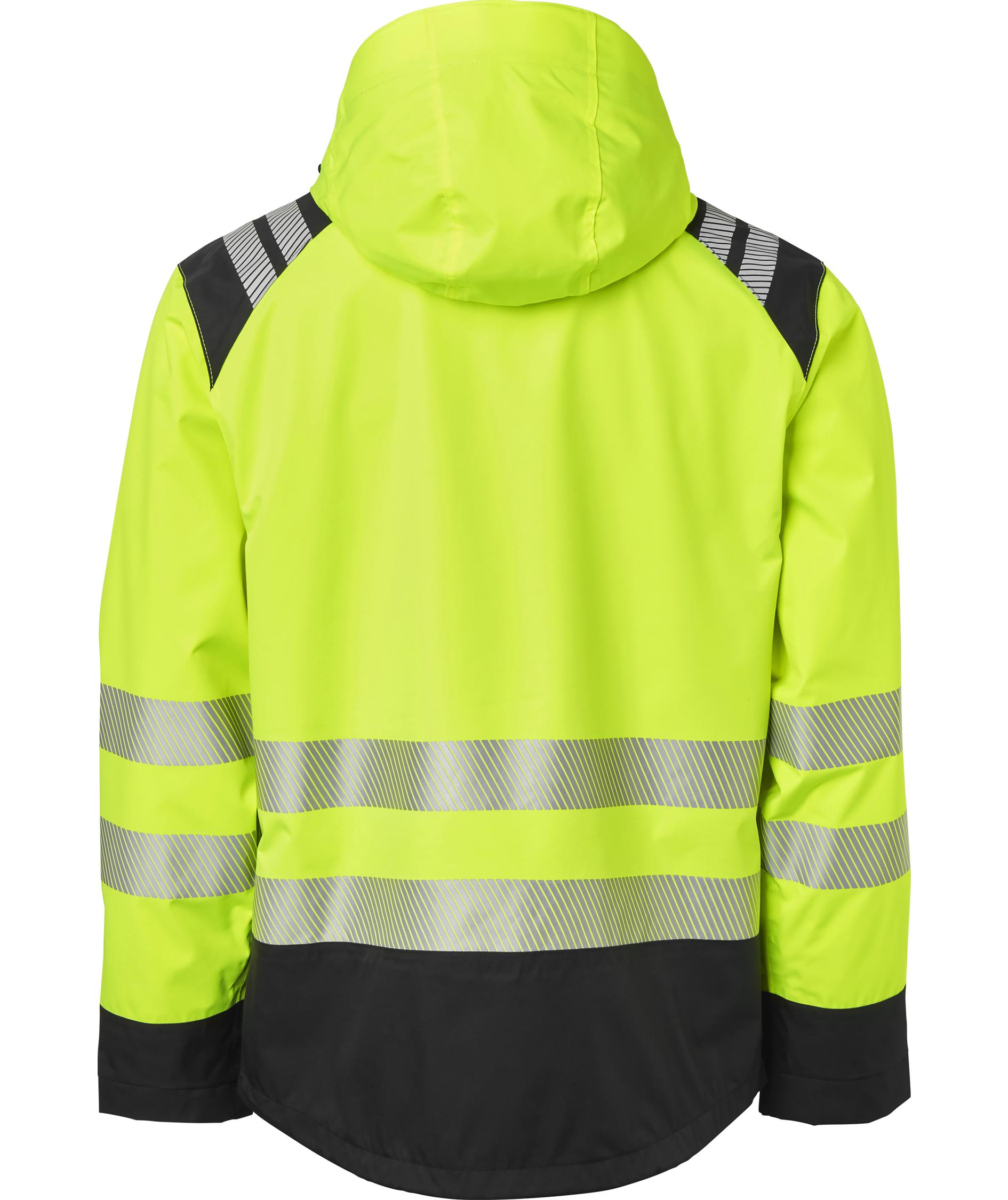 Top Swede shell jacket 130, Hi-vis Yellow/Black
