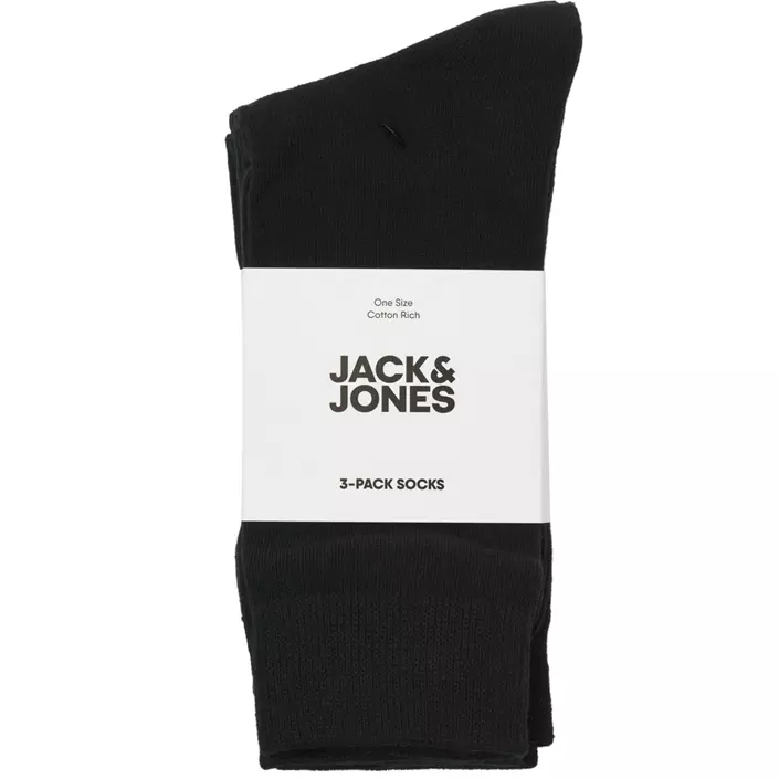 Jack & Jones JACRAFAEL 3er-Pack Strümpfe, Black, Black, large image number 3