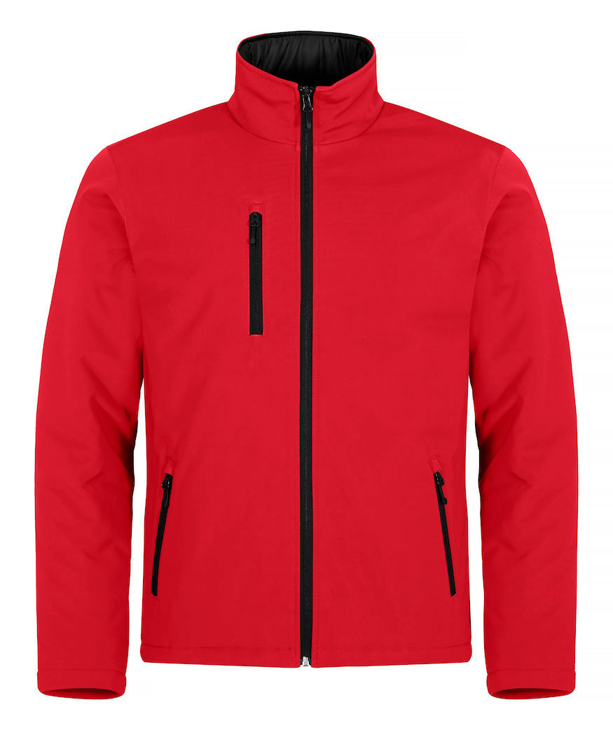 Clique lined softshell jacket, Red, large image number 0