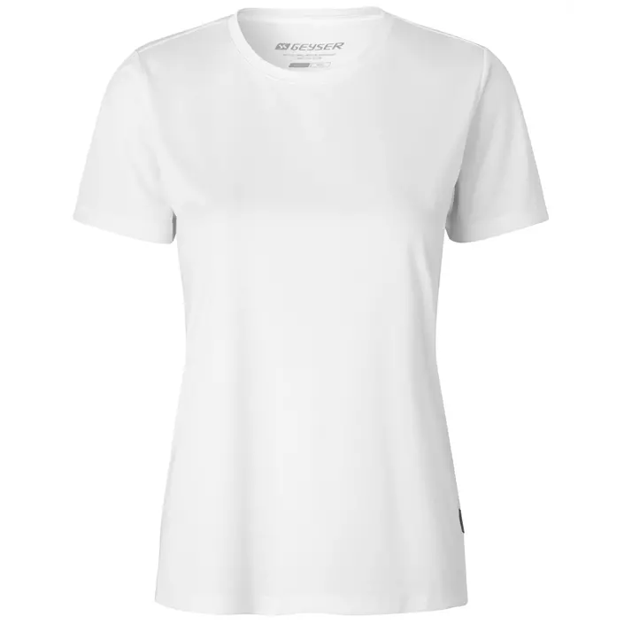 GEYSER Essential interlock dame T-shirt, Hvid, large image number 0
