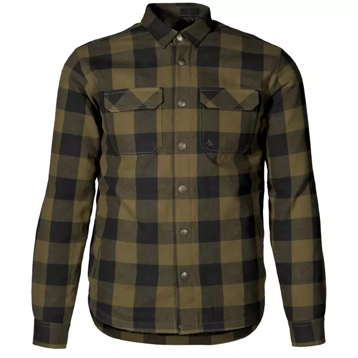 Seeland Canada lined lumberjack shirt, Green Check, large image number 0