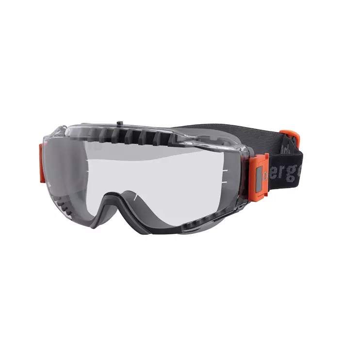 Ergodyne Skullerz MODI OTG sikkerhedsbriller/goggles, Grå/orange, Grå/orange, large image number 0