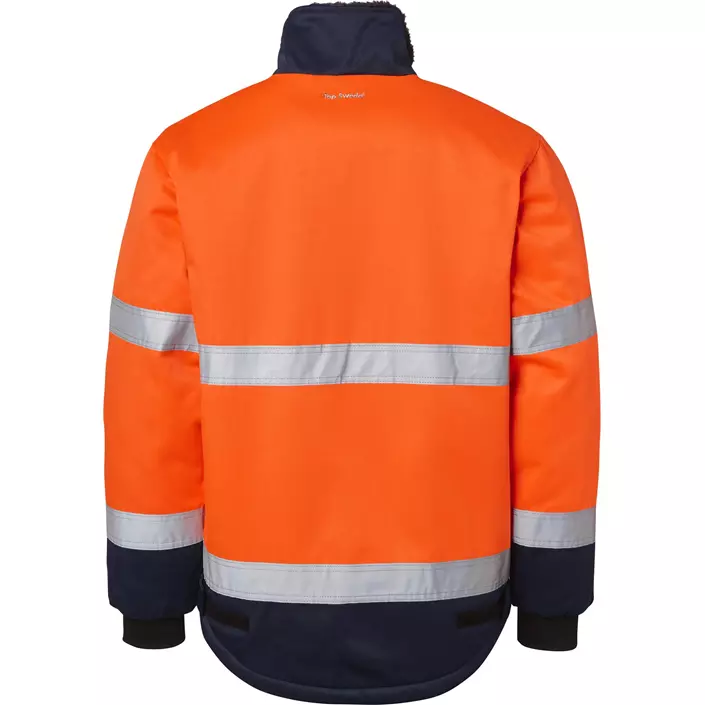 Top Swede vinterjacka 5616, Varsel Orange/Navy, large image number 1