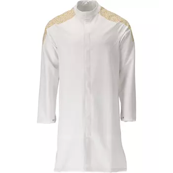 Mascot Food & Care HACCP-approved lab coat, White/Curryyellow