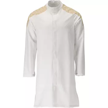 Mascot Food & Care HACCP-approved lab coat, White/Curryyellow
